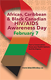 African, Caribbean and Black Canadian HIV/AIDS Awareness Day Poster